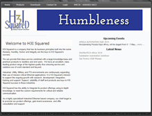 Tablet Screenshot of h3isquared.com